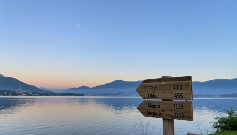 Gebetszeiten Luzern heute – Fajr, Dhuhr, Asr, Maghrib & Isha